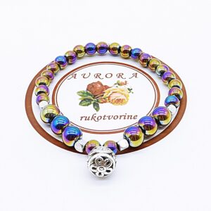 SNAGA UMA Narukvica Od Kristala Hematit