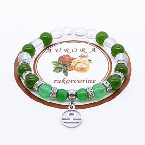 VAGA – Horoskop Zodijak Narukvica Od Kristala Zad Gorski Kristal