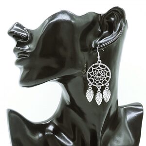 aurora handmade nausnice tibetansko zlato 2 hvatac snova list2