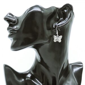 aurora handmade nausnice tibetansko zlato leptir