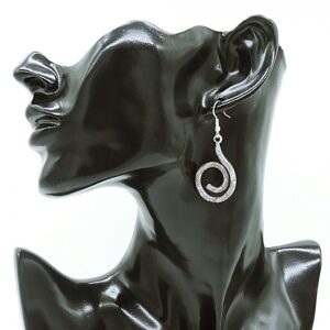 aurora handmade nausnice tibetansko zlato spirala jpg